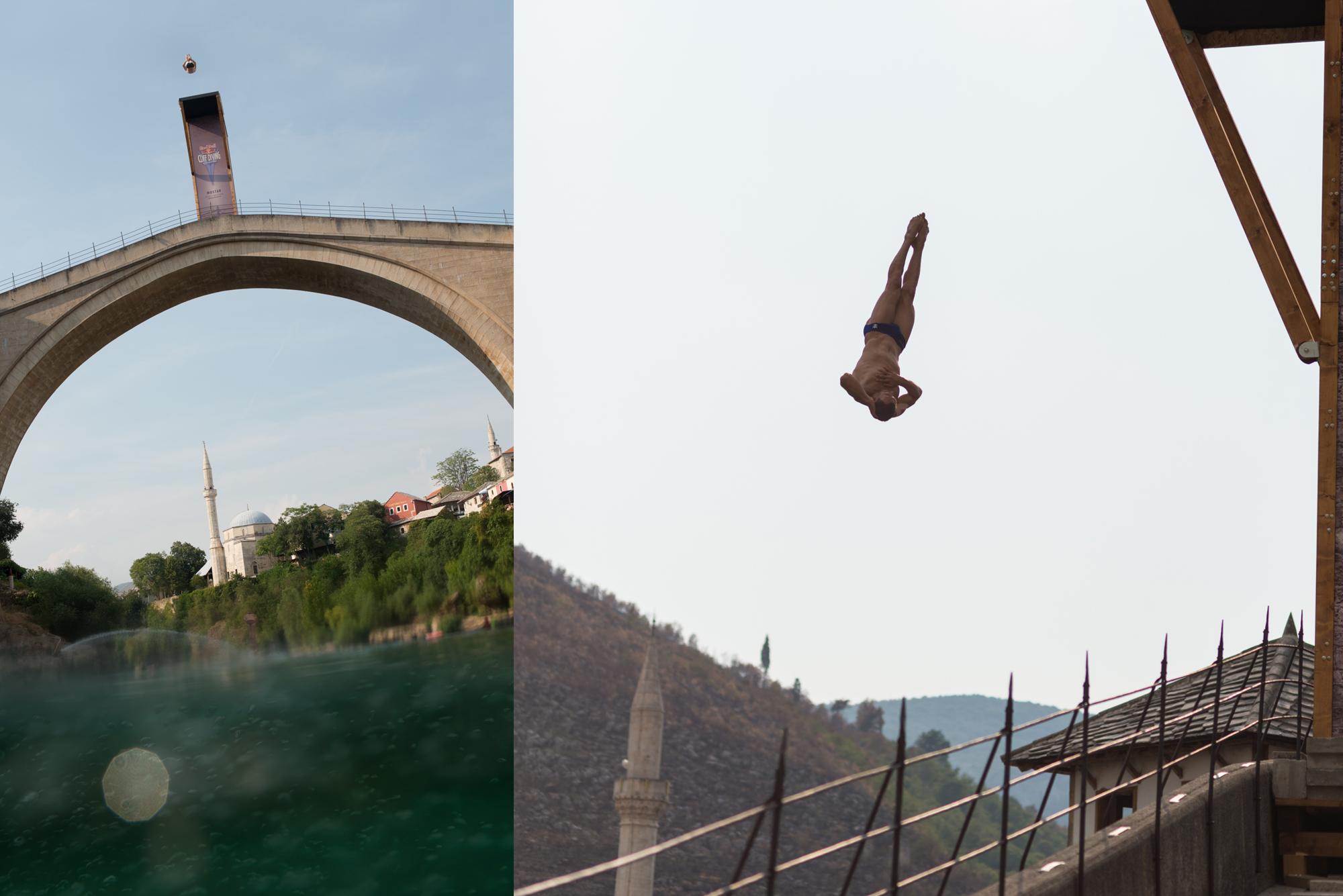 Mostar, RedBullCliffDiving, Red Bull, Bosnien, Herzegowina