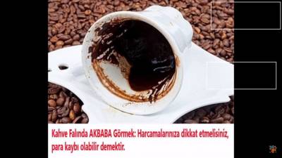 Türkisch; Kaffeesud lesen